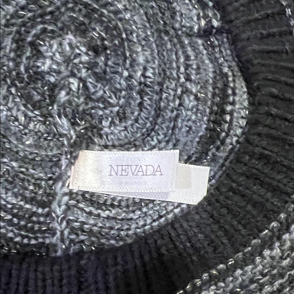Sears Black and Gray Woven French Beret Hat - Picture 4 of 10